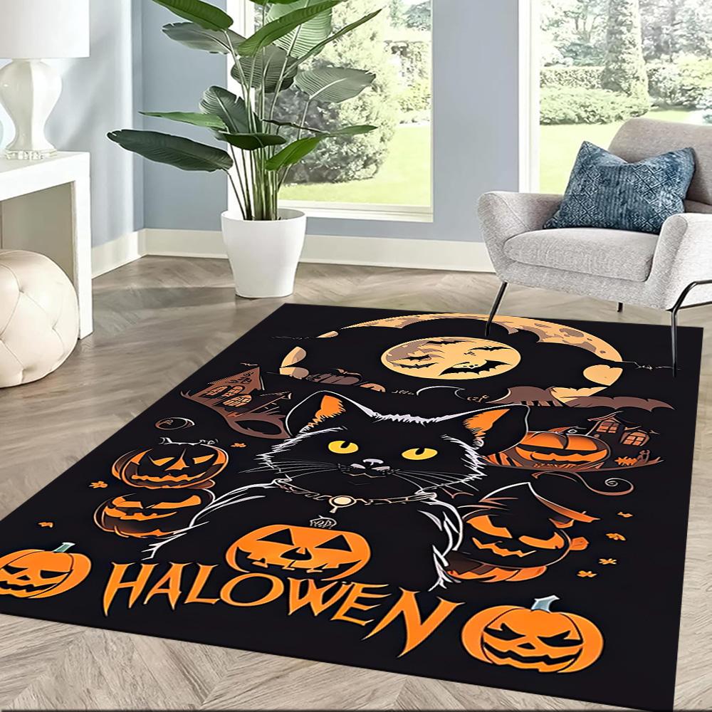 Halloween 90 Floor Rug Office Rug Perfect for Bedrooms Living Rooms Outdoor Entryway Antislip Carpet Decorate Offices Wedding Party Gift
