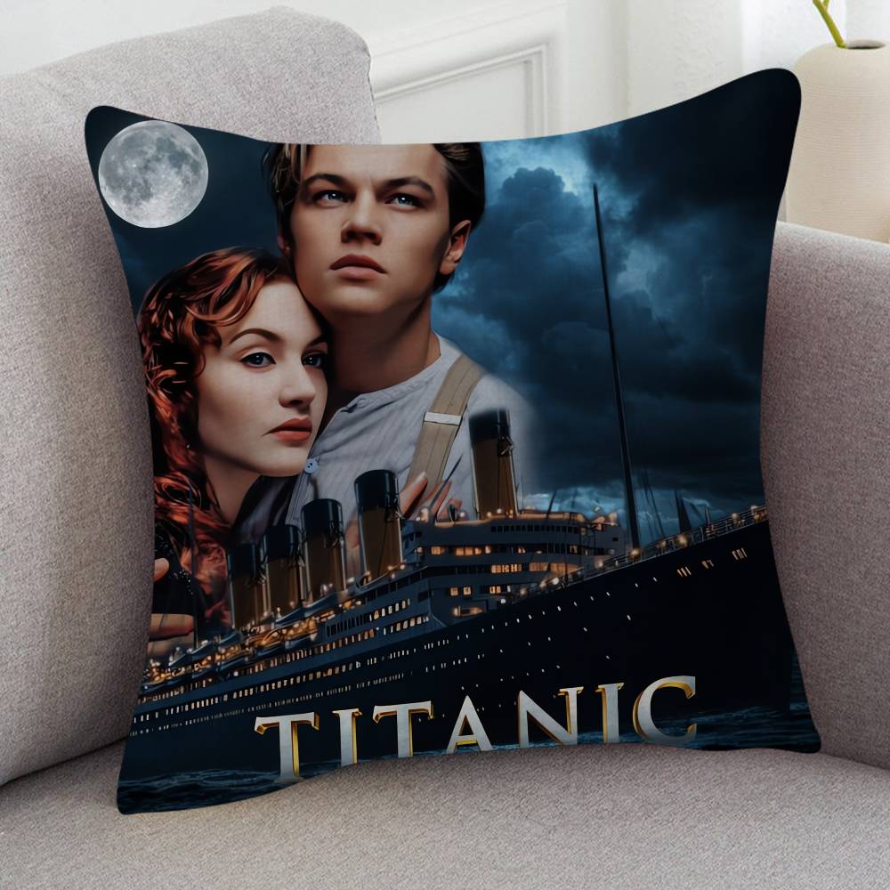 Movie Titanic Pillow Case Soft Double Sided Print Sofa Cushion Cover Throw Pillow Covers