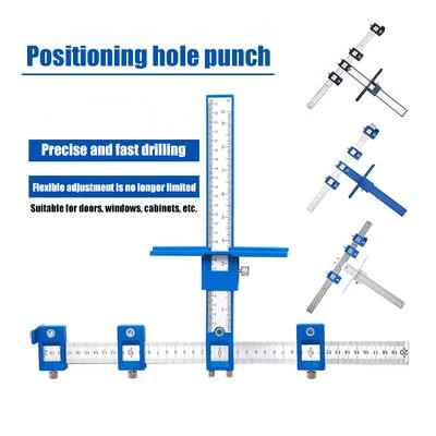 Positionierungslineal für Schreiner, Metall-Holzbearbeitungswerkzeuge, Holzbearbeitungsstahllineal, Positionierungsbegrenzungsblock, Messmarkierungslehre