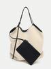Fashiable White Underarm Large Capacity Autumn Winter Plush Lamb Commuter Tote Shoulder Handbag Soft Polyester Material
