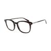 Gucci Web Temple Letter Logo Rectangular Optical Frame Men's Brown