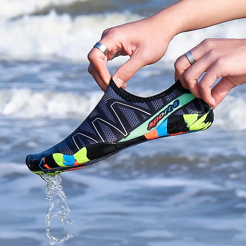 Rutschfeste Watschuhe für den Außenbereich, Strandschuhe, atmungsaktiv, schnell trocknend, leicht, für Paare, Meeresschuhe