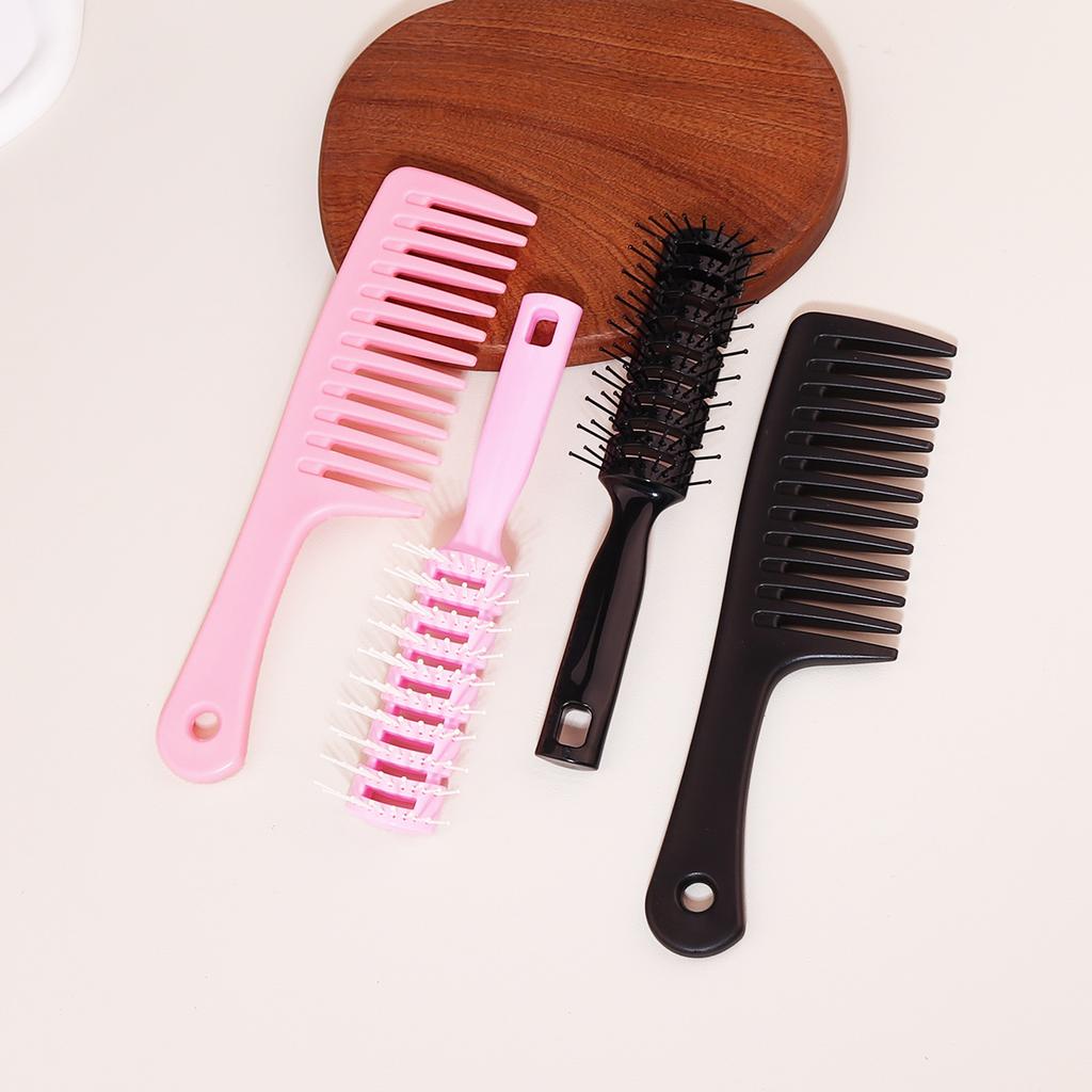 2pcs Massage Combs Fluffy Hair Brushes, Salons, Professional Beauty Hair Massage Styling Hair Combs Special for Real Hair Wigs