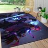 Fantasy Warrior Battle Carpet Rug Soft Washable Antislip Home Living Room Sofa Mats Personalized Christmas Rug