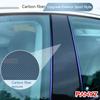 4Pcs Car Door Window Pillar Posts Trim Covers Sticker for Porsche Panamera 2009 2010 2011 2012 2013 2014 2015 2016 BC Column