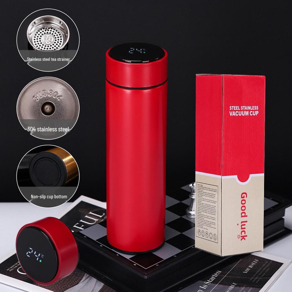 316 Stainless Steel Insulated Smart Water Bottle - Large Capacity, Portable, Customizable Gift for Men & Women