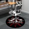 1 vnt. Slipknot grupės logotipas, apvalus biuro kilimas, neslystantis, minkštas ir patvarus biuro kilimas interjero dekoravimui, puikiai tinka biurui yy250915077