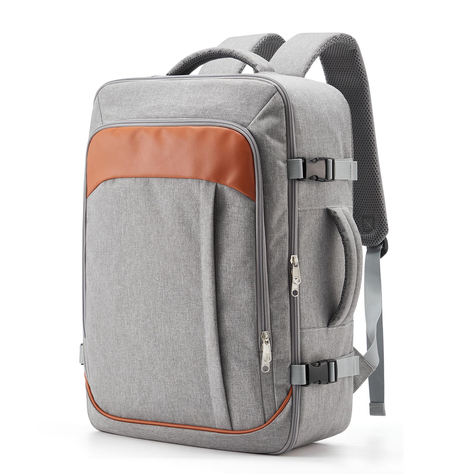 

Рюкзак для ноутбука 15,6 дюйма, противокражный дорожный рюкзак для мужчин и женщин, большой 30 л рюкзак для ручной клади, черный рабочий бизнес-мужской рюкзак серый