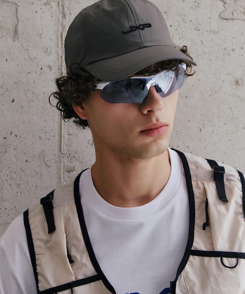 Jeiegseupi One-Touch Buckle Nylon Ball Cap (Jr2Gcu372Gr)