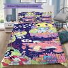 OMORI Theme Pattern Bedding,Quilt Set Quilt Cover Pillowcase Home Birthday Gift (1*duvet Cover+2*pillowcase,without core)XSJT0917168
