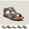 Bequeme orthopädische Sandalen für Damen, Sursell Orthopädische Sandalen, Flache Strand-Freizeitsandalen-42-blau