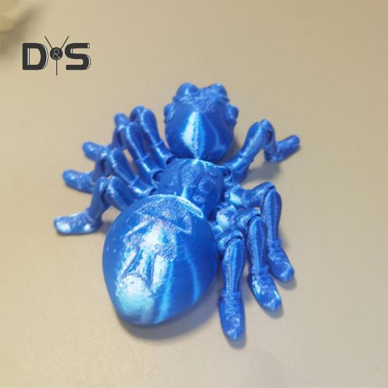 Spider Model 3D Printed Action Toy Realistic Looking Vibrant Color Insect Spider Fidget Toy Photography Prop
