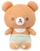 AGATSUMA Rilakkuma Baby Washable Plush Toy - Chairoikoguma (Suitable for Ages 0 Months and Up)