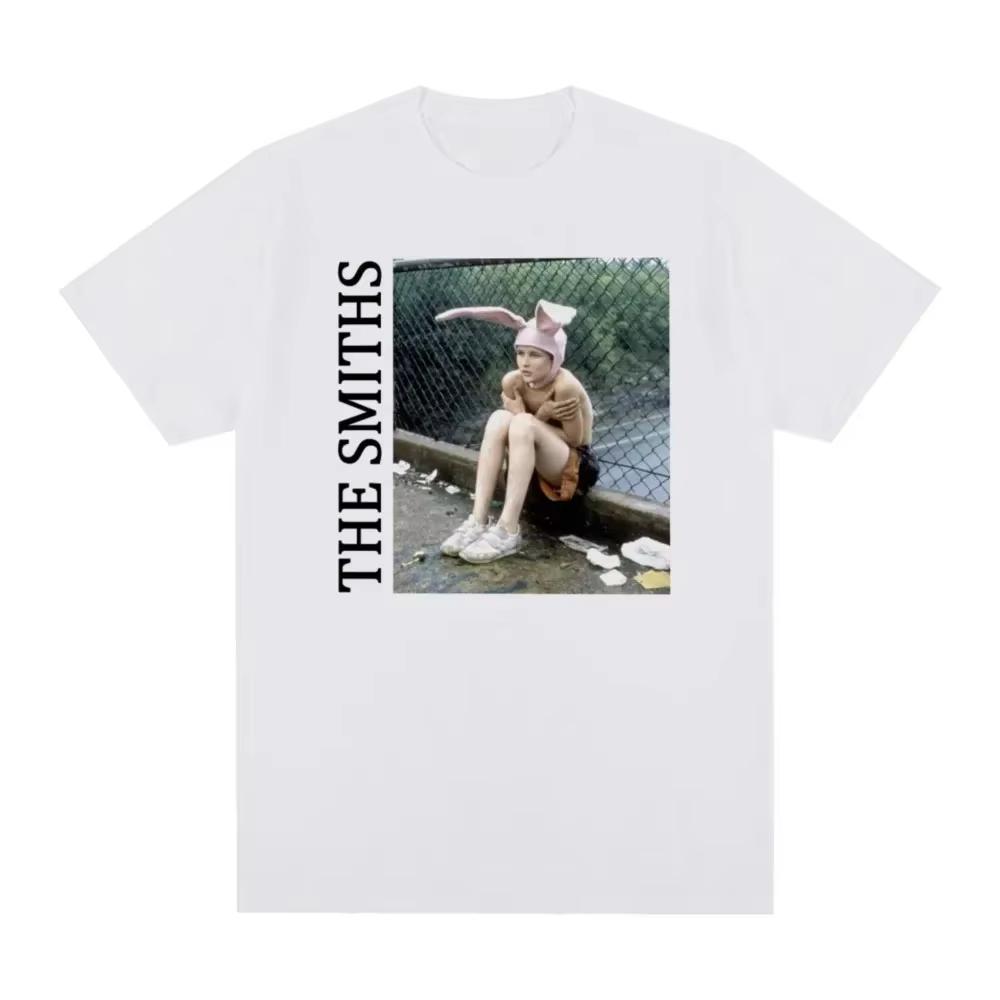 The Smiths Meat Is Murder Morrissey Marr 1985 Punk Rock Band Vintage T-shirt Cotton Men TEE Women Top Streetwear Oversize Casual
