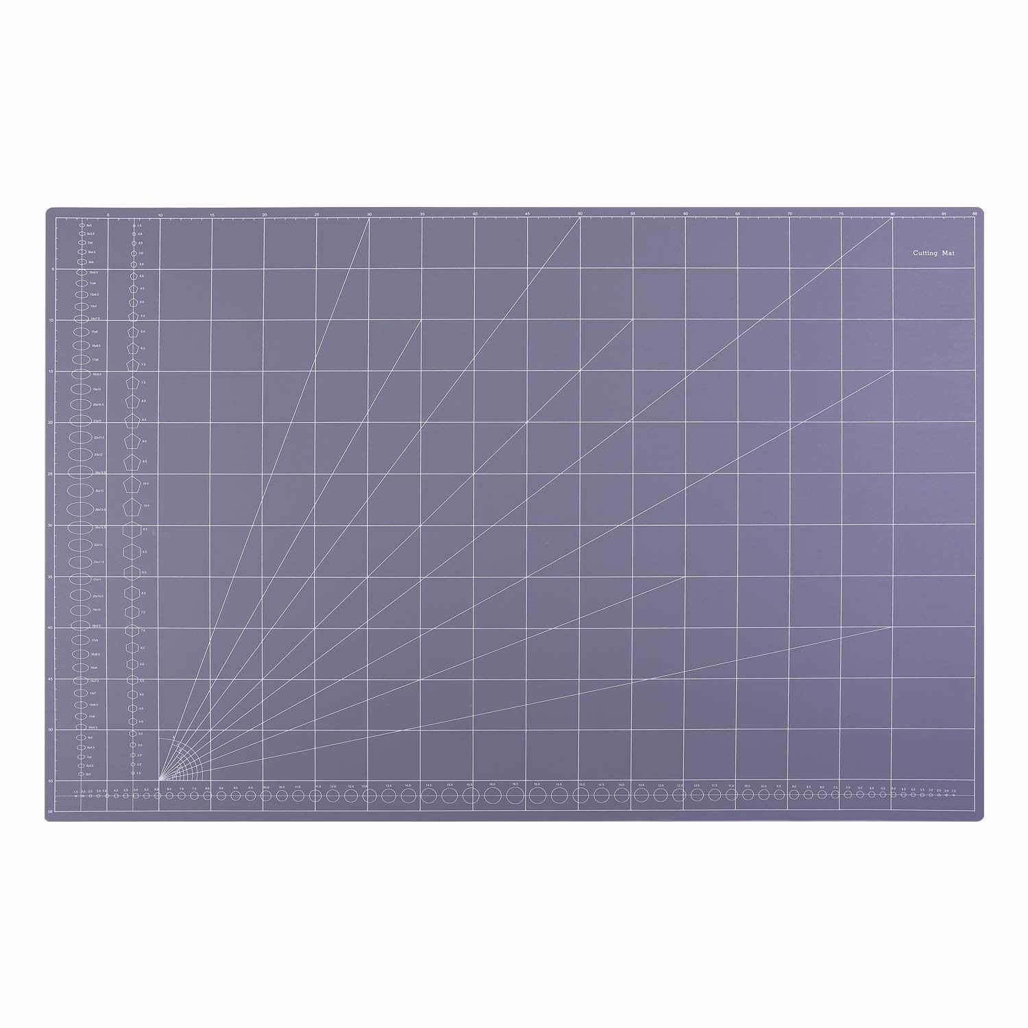 

Cutter mat Cutting mat Extra large A1 size 900 x 600 x 3 mm type Commercial use Double-sided (A1 gray)