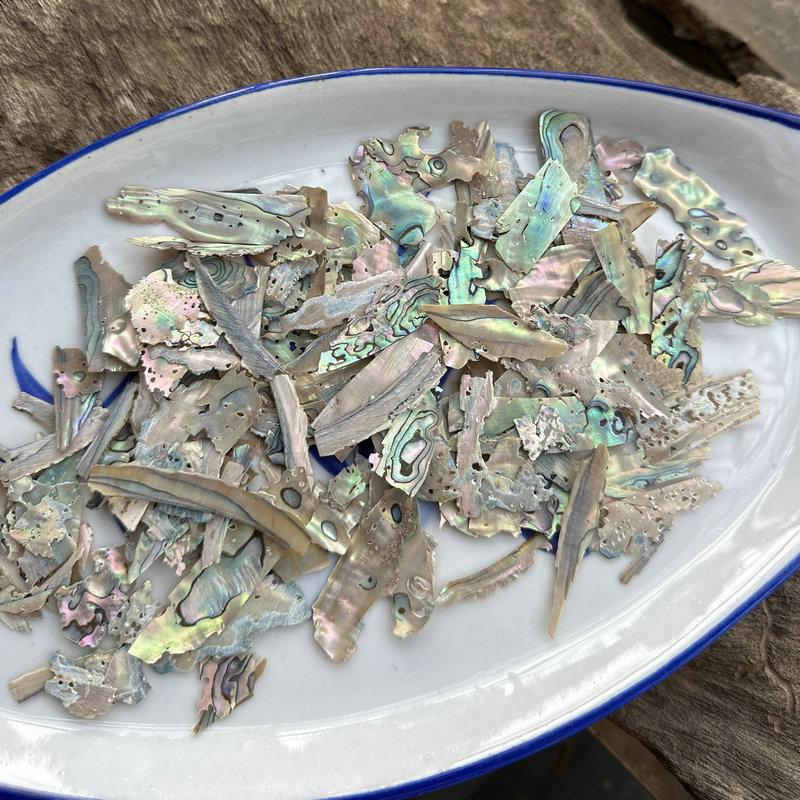 Handmade Natural Abalone Shell Fragments for Jewelry and Nail Art Design
