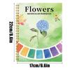 Watercolor Workbook Painting Book 12 Colors & Brush Educational Color Drawing Pages Painting Kit For Practice Your Painting