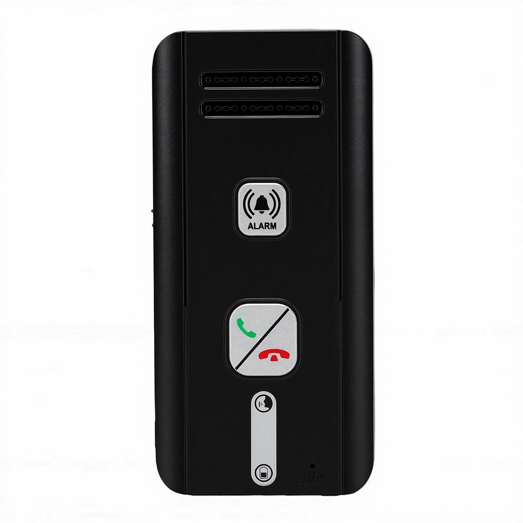 Kabelloser Zwei-Wege-Interkom-Pager, Vollduplex, große Reichweite, für den Heimgebrauch, Interkom für ältere Menschen, weiß.