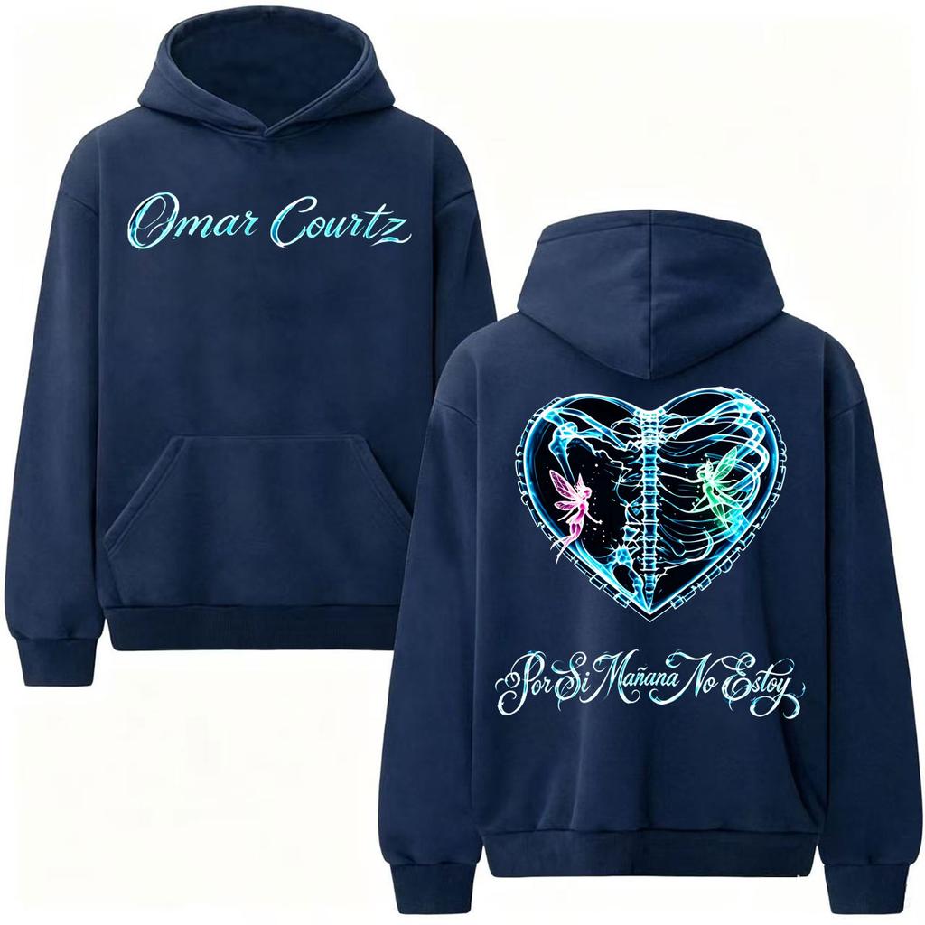 Unisex Woman'sOmar Courtz Por Si Manana No Estoy Tour Hoodies Men's Women Clothes Fashion Streetwear Sweatshirts Casual High Quality Pullovers