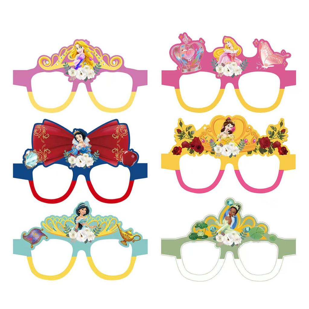 Princess Anime Keychains Stickers Stamps Cosplay Masks Photo Booth Props Gifts for Guests Kids Party Favors Baby Showers
