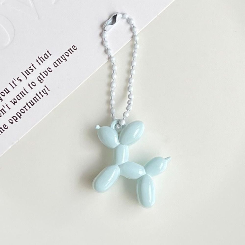 Ball Chain Cartoon Puppy Pendant Dog Balloon Puppy Keychain Creative   Gift