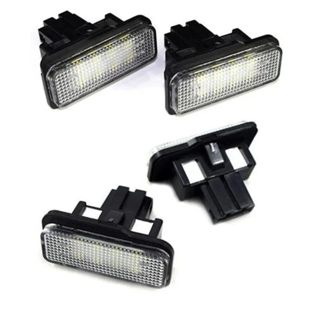 2x Xenon White License Plate LED Light No Error For Mercedes Benz W219 W211 W203 WAGON E320 E500 AMG E63 S211 C240