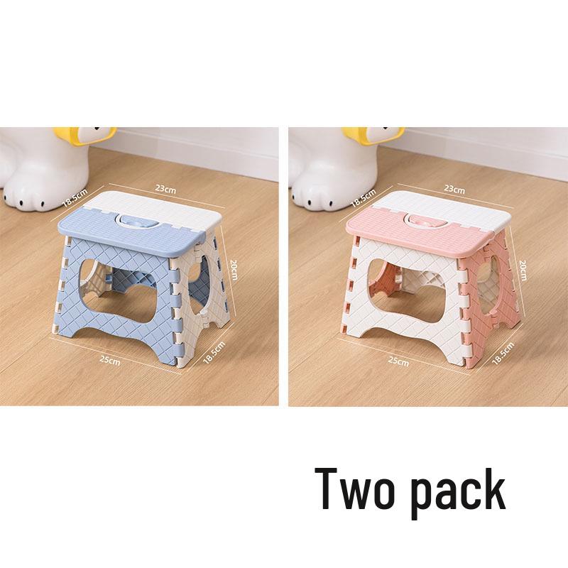 Portable Folding Stool - Compact, Lightweight, Thickened Plastic for Home, Outdoor, Picnic, and Fishing