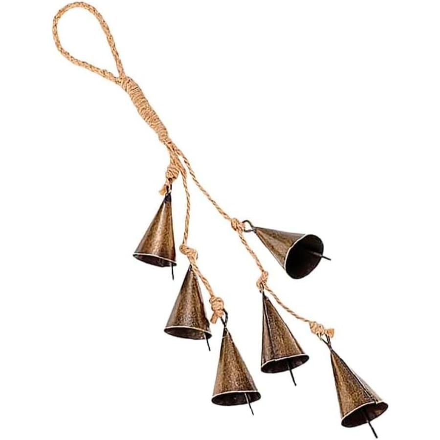 

1PC Wind Chime 6 Bells Fortune with Hanging Rings for Indoor Outdoor Use Home Decoration