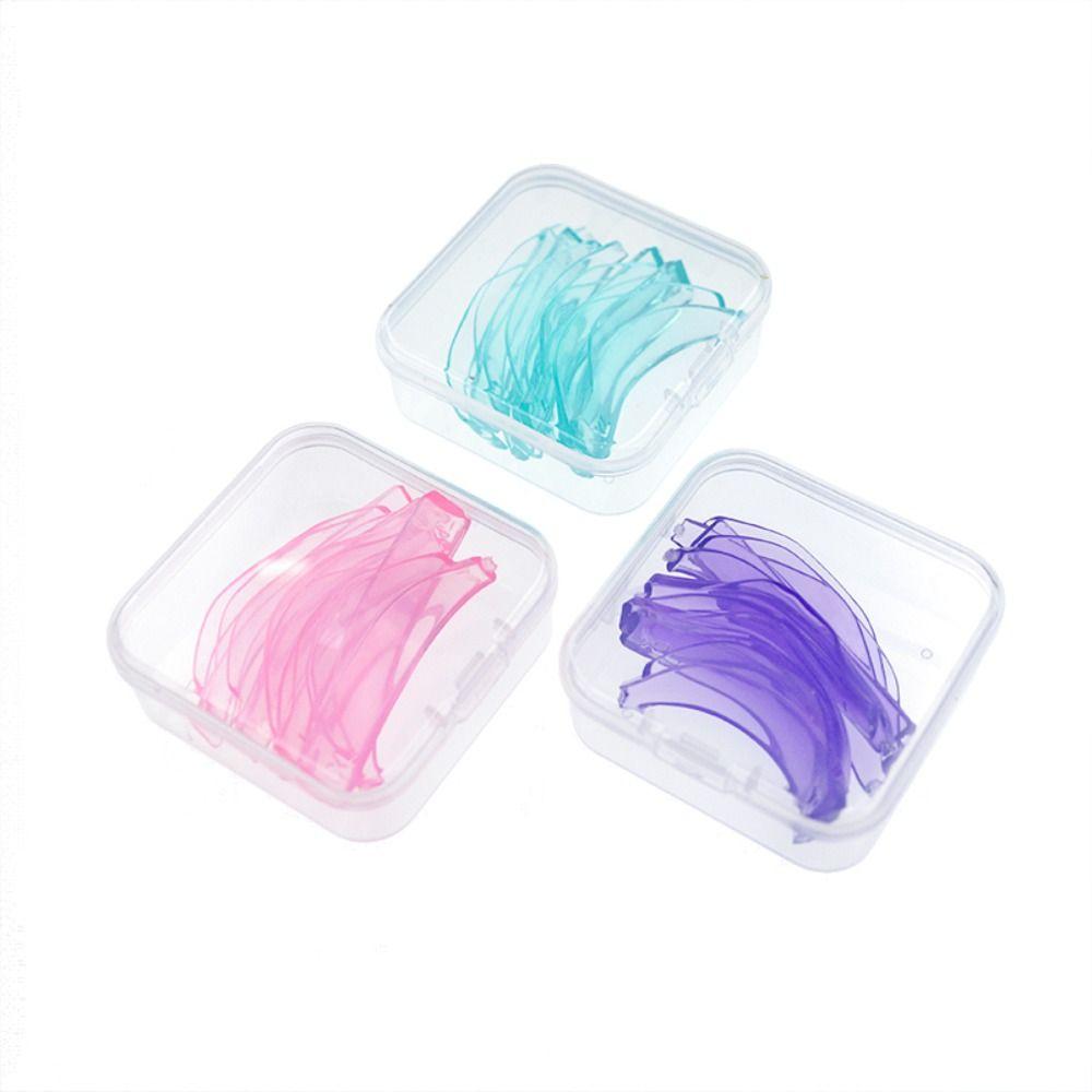 4 Pairs Silicone Eyelash Perm Pads Crescent Shape Eyelash Curling Tools for Lash Lift