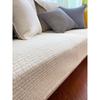 Nordic Simple Modern Solid Color Fabric Craft Four Seasons Universal Non-Slip Sofa Cushion Cushion Autumn and Winter