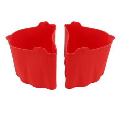 2Pcs Slow Cooker Liner 6?7QT Silicone Cook Pot Divider Slow Cooker Cooking Liner for Home