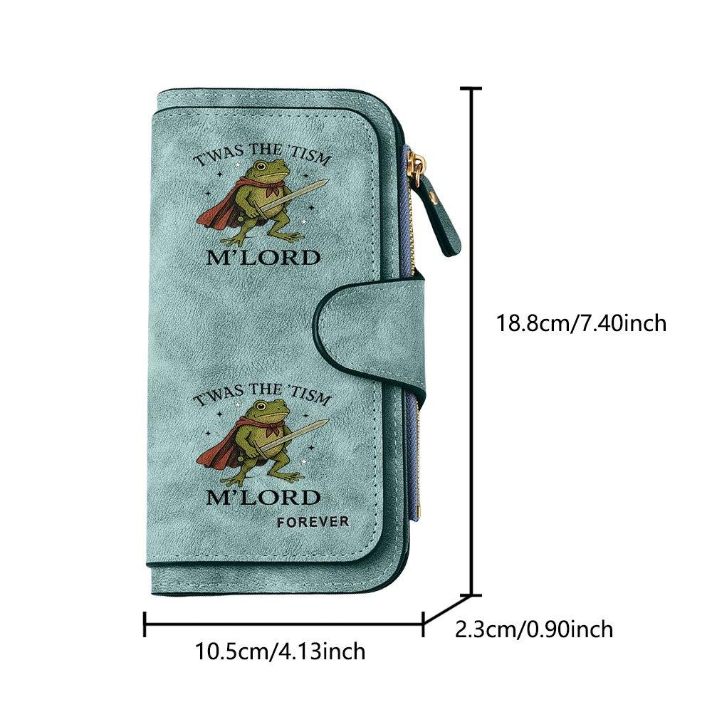 1pc Cape Frogman Long Zipper Wallet, Large Capacity Card Holder, Unisex Clutch Bag, Fashionable Zipper Coin Purse, Suitable for Daily Use, A Great