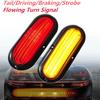 2 Pcs 74 Led Car Flowing Turn Signal Brake Tail Lamp Driving Light Strobe Lamp