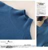 Wool-Blend Women's High Collar Raglan Sweater - 2024 Autumn/Winter Collection