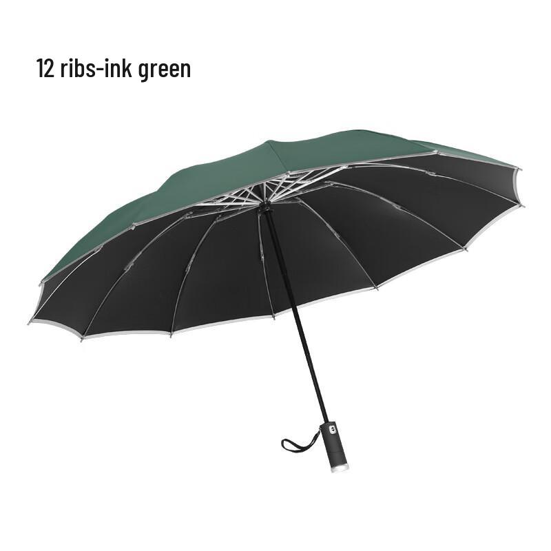 Nangiao 12-Rib Automatic Inverted Umbrella with LED Light