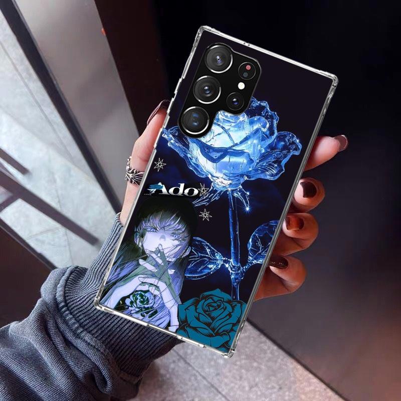 Ado Kyogen X Uta Phone Case For Samsung Galaxy S23 S24 S25 Edge S26 Ultra S22 + S21 Plus S20 FE Cover Silicone Print Shell Galax