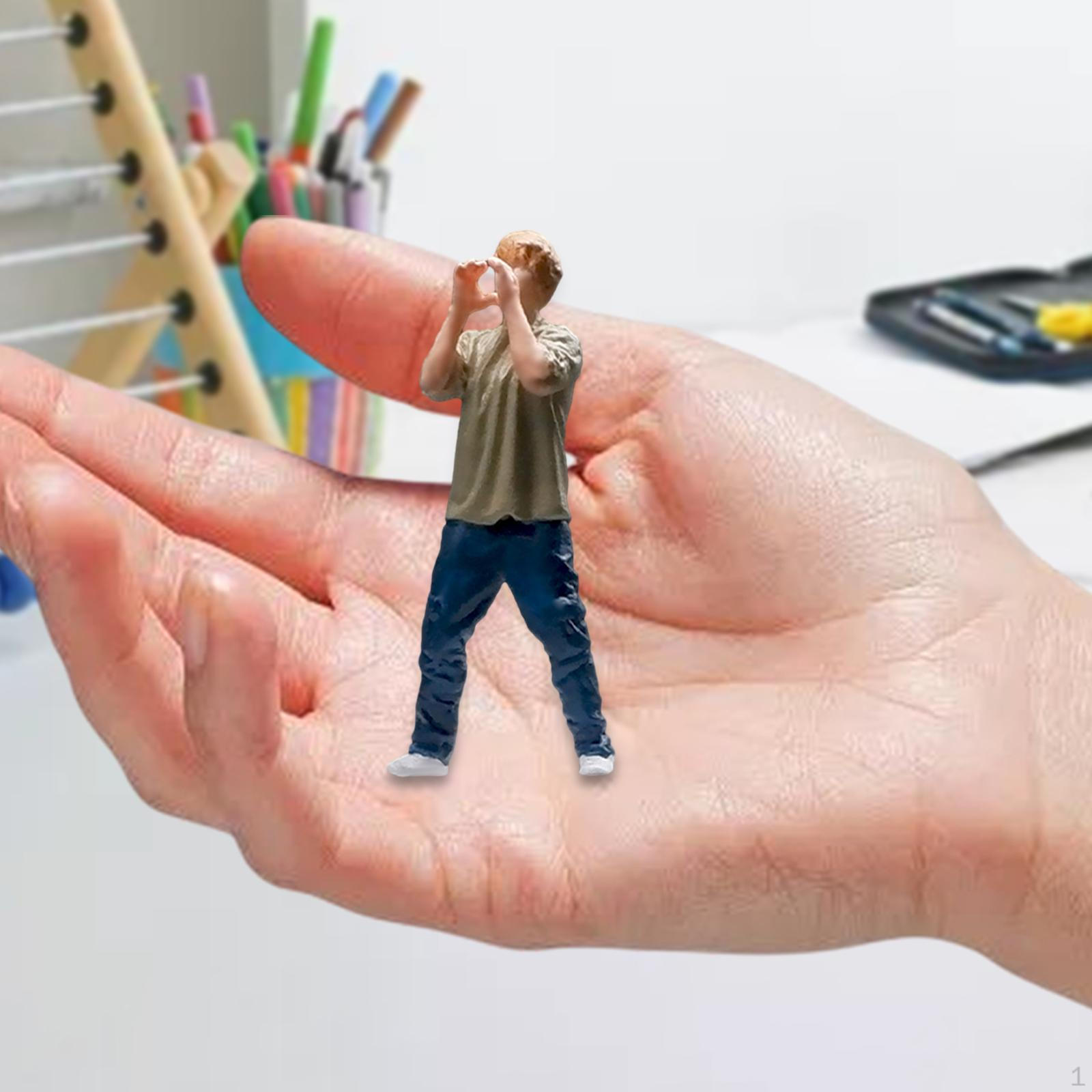 

1/64 масштабная фигурка, раскрашенная вручную, ролевая игра, реалистичные крошечные люди, сделай сам, сцена микро male