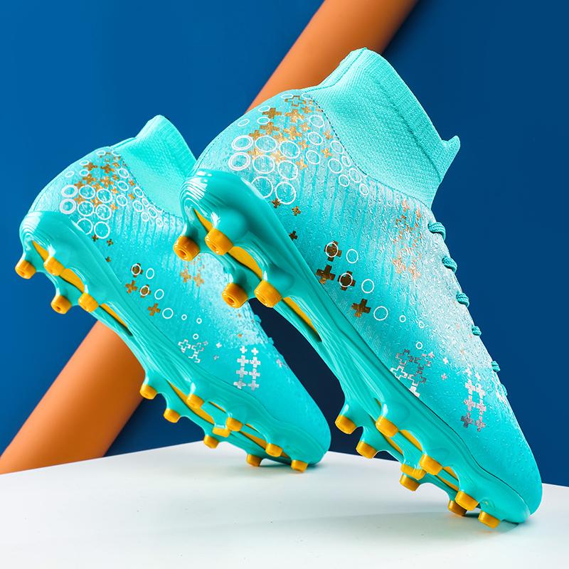 

New Men Football Boots Breathable Sport Training Soccer Shoes Cleats Sport Outdoor Tf Futsal Match Turf Grass Drop Shipping 47