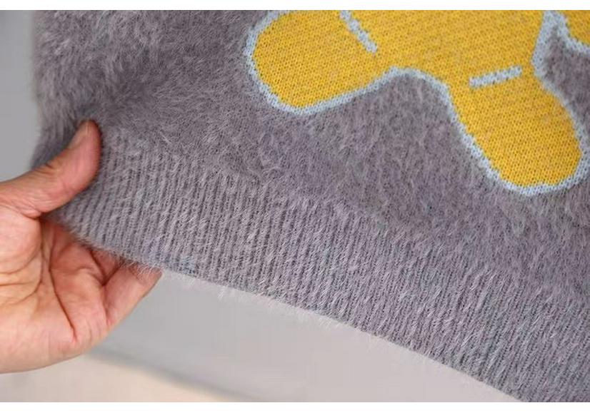 Boys' Cartoon Wool Sweater - 2023 Stylish Autumn/Winter Knitwear