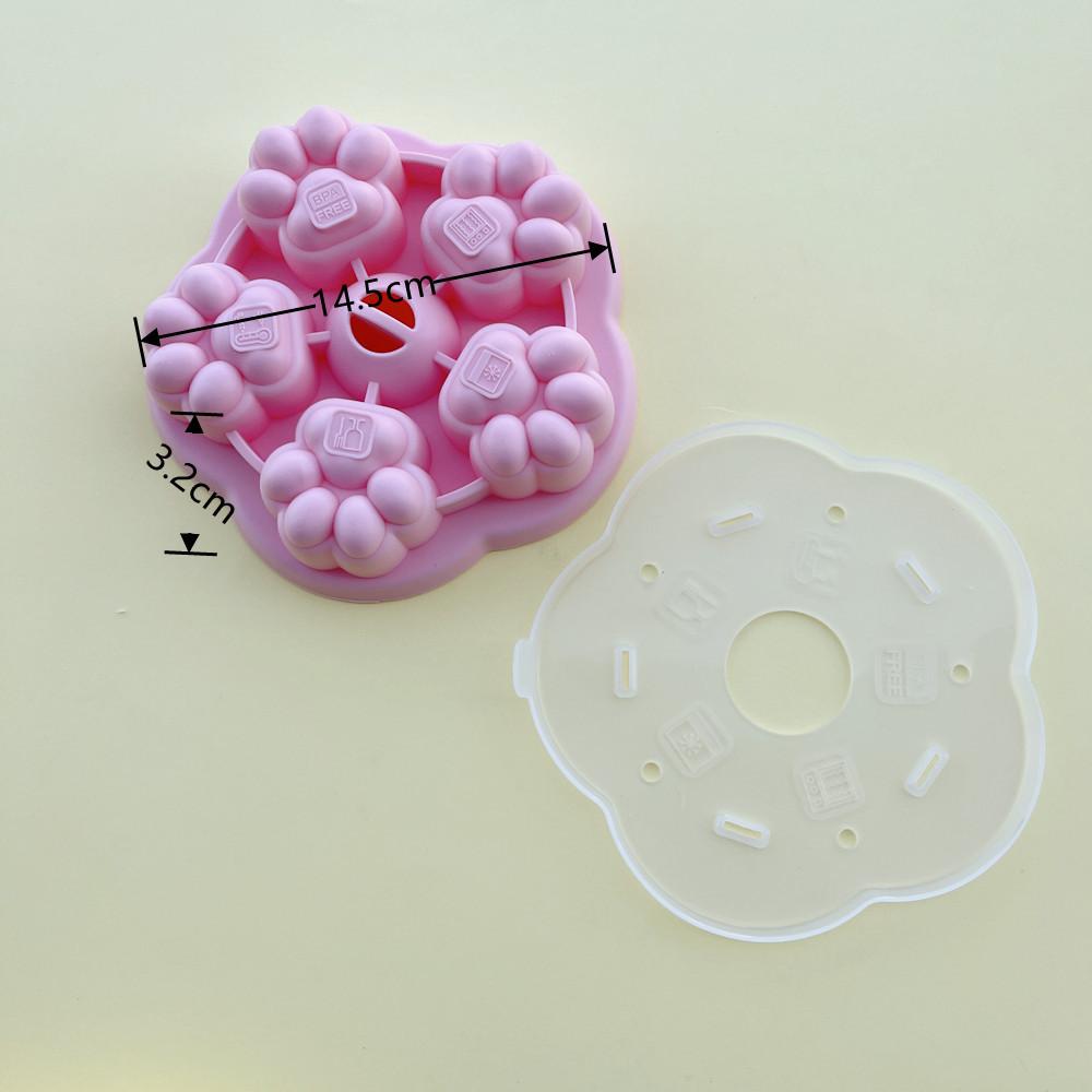 

Форма для детского рисового пирога, Можно готовить на пару, Инструменты для прикорма, Детская форма в виде кошачьей лапки, Мультяшная, Форма для приготовления сосисок на пару, Высокая термостойкость