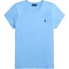 Polo Klasyczny bawełniany T-shirt z okrągłym dekoltem Damskie topy 211B14605-005