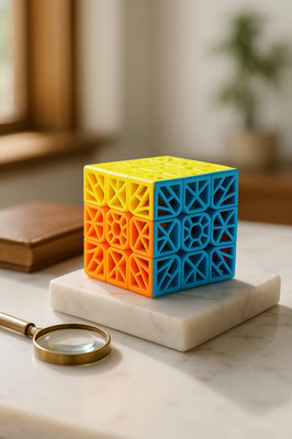 QiYi DNA konkávní kostka 3x3 bez samolepek Puzzlehračky pro děti Boys DNA 3x3x3 kostka bez samolepek pro chlapce