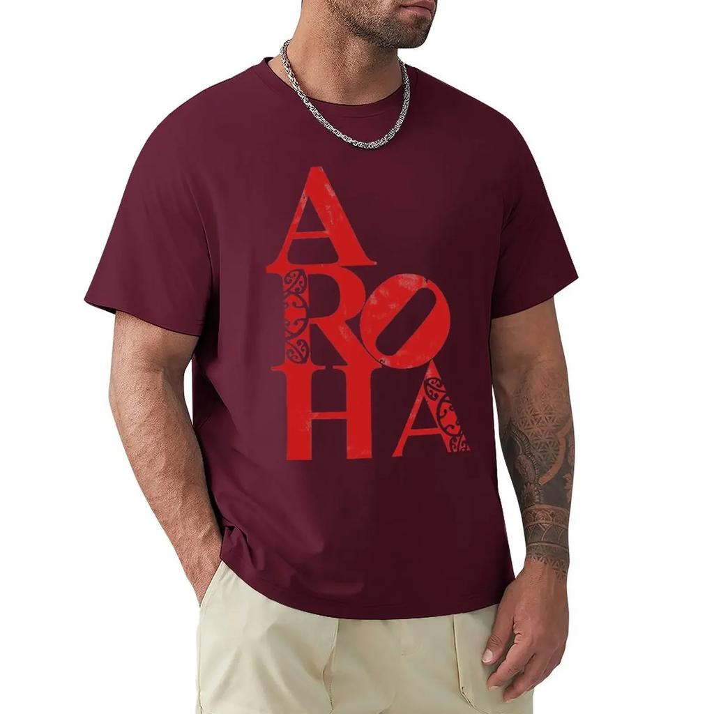 Aroha (love for the people) TShirt hippie clothes vintage anime tshirt anime figures big and tall t shirts for Unisex