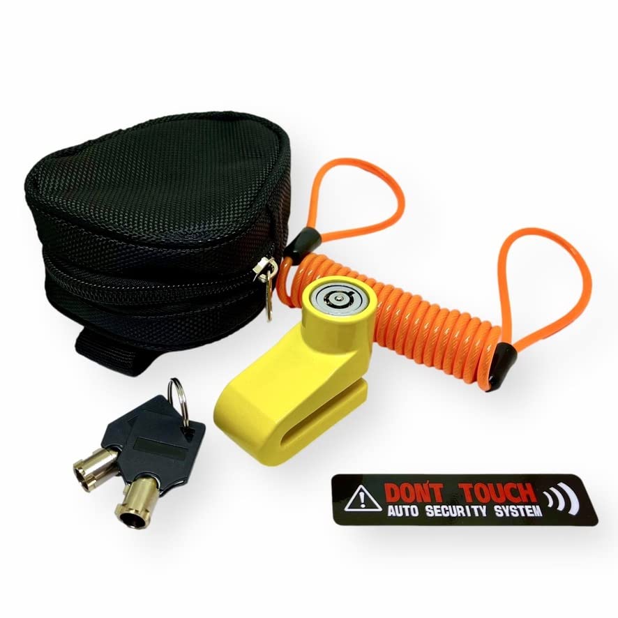 

GUYMU Disc Lock S Set Lock Storage Security 4-Piece (Disc Reminder, Pouch, Sticker)