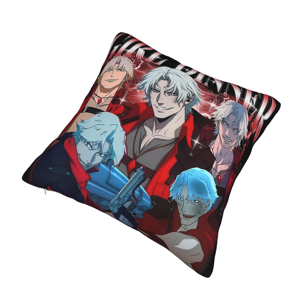 Devils May-Cry 3 Pillow Covers Merchandise Soft Cushion Cover Gift Throw Pillow Case Cover Bedroom Multi Size