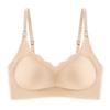 Traceless Latex Underwear for Women Gathered Without Steel Rings, Comfortable Sleep Bra, Integrated Fixed Cup