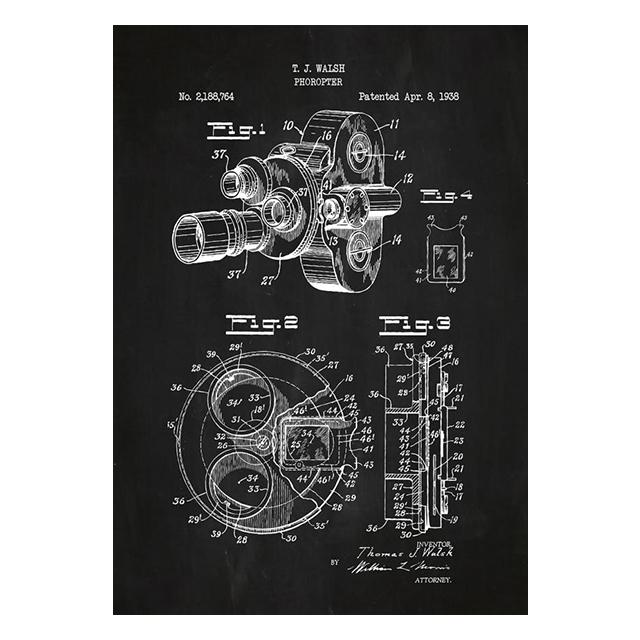 Vintage Camera Globe Picture Decoration Mural Retro Poster Canvas Painting and Living Room Wall Art Prints for Modern Home Decor No Frame