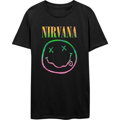 Nirvana Men's Sorbet Ray Smile T-Shirt _ Officially Licensed Merchandise