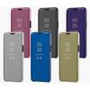 360° Full Cover Protect Mirror Flip Leather Phone Case for Samsung Galaxy S26 Ultra Pro S25 Edge Plus Kickstand Shockproof Cover