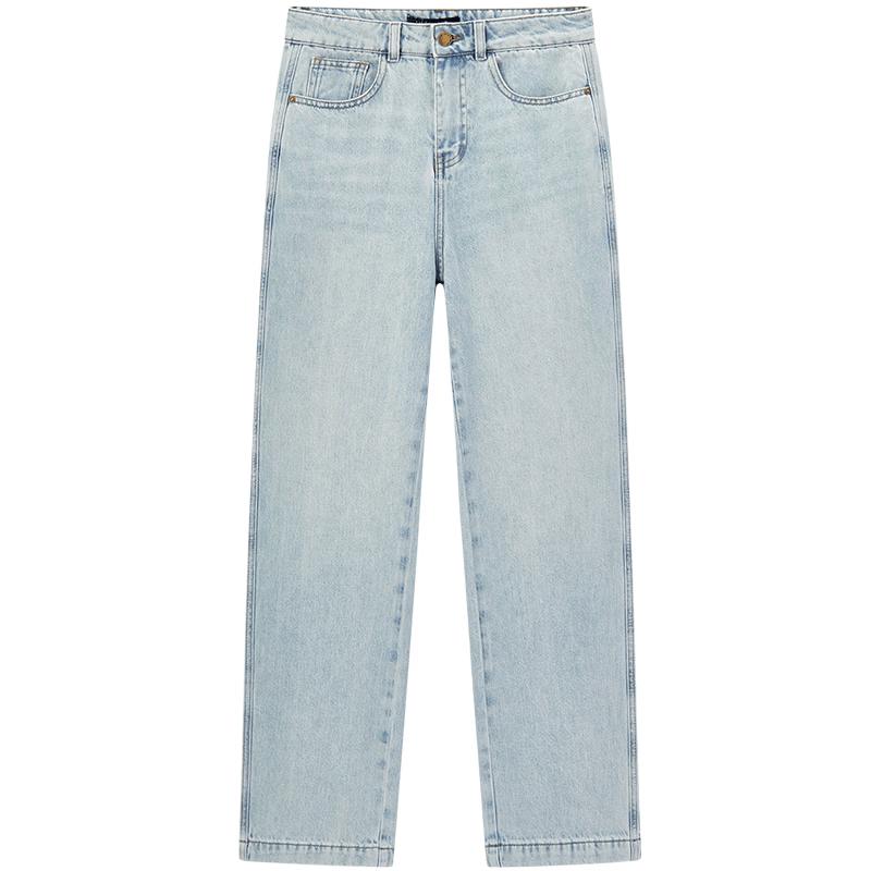 EICHITOO Women s Lyocell Hemp Washed Denim Jeans S